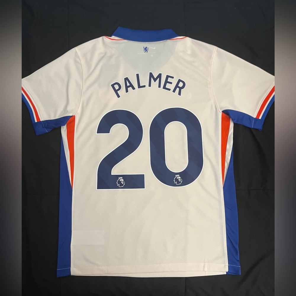 Cole Palmer #20 Chelsea Away S-L Beige Soccer Jersey
